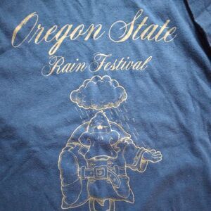 Vintage 70s Oregon State Rain Festival Duck Illustration T-Shirt